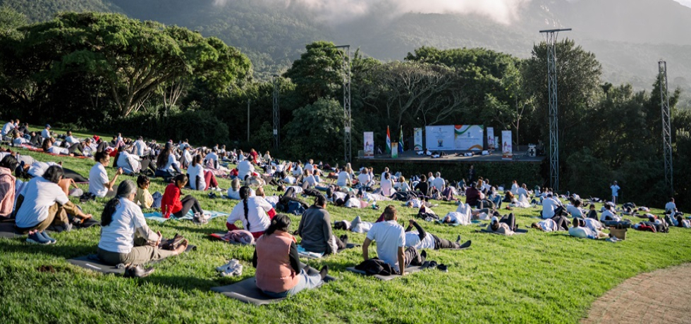 11th International Day of Yoga 2025 at Kirstenbosch Botanical Garden, Cape Town